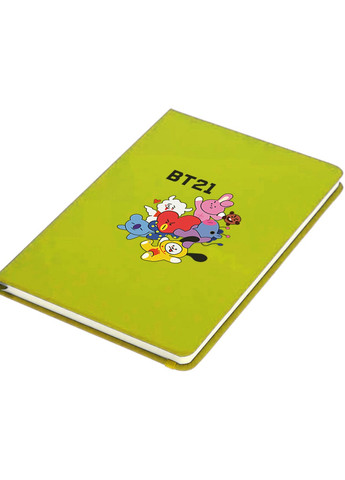 Блокнот А5 БТС (BTS) Салатовий (92228-1166-LM) MobiPrint (257325561)