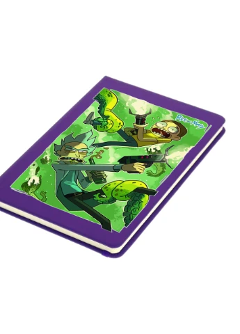 Блокнот А5 Рік і Морті Фіолетовий (92228-1234-PU) MobiPrint (257322693)