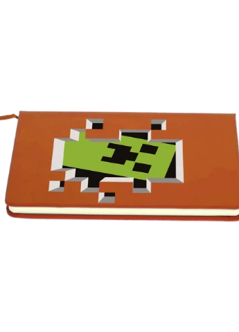 Блокнот А5 Minecraft Оранжевый (92228-1709-OG) MobiPrint (257328241)