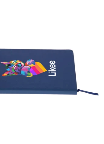 Блокнот А5 Лайк Котик (Likee Cat) Темно-синій (92228-1040-NB) MobiPrint (257324823)