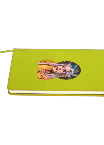 Блокнот А5 Біллі Айліш (Billie Eilish) Салатовий (92228-1605-LM) MobiPrint (257321560)