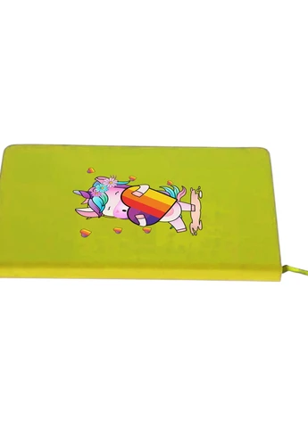 Блокнот А5 Лайки (Likee) Unicorn Салатовий (92228-1469-LM) MobiPrint (257328428)