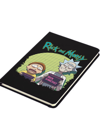 Блокнот А5 Рік і Морті Чорний (92228-1238-BK) MobiPrint (257323344)