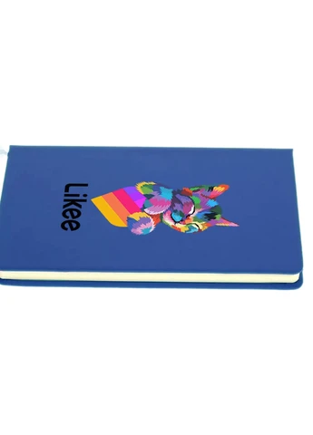 Блокнот А5 Лайк Котик (Likee Cat) Світло-блакитний (92228-1040-SK) MobiPrint (257327776)