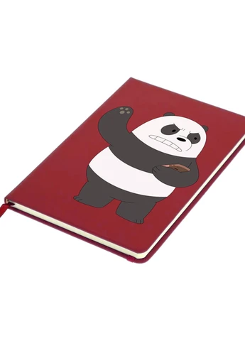 Блокнот А5 Панда (Panda) Червоний (92228-1776-RD) MobiPrint (257328770)