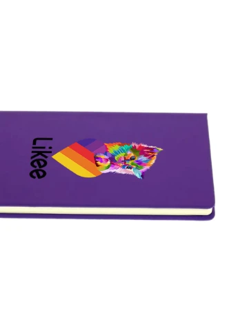 Блокнот А5 Лайки (Likee) Фіолетовий (92228-1470-PU) MobiPrint (257323522)