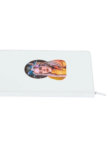 Блокнот А5 Билли Айлиш (Billie Eilish) Белый (92228-1605-WT) MobiPrint (257328116)