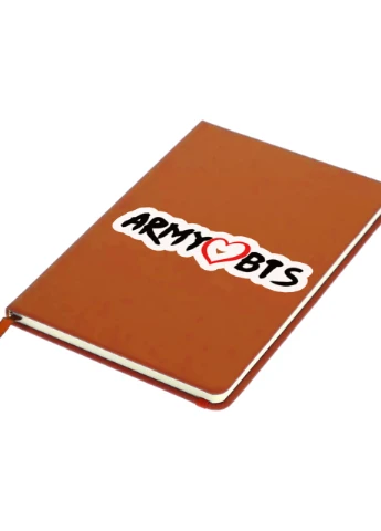 Блокнот А5 БТС (BTS) Оранжевый (92228-1100-OG) MobiPrint (257323371)