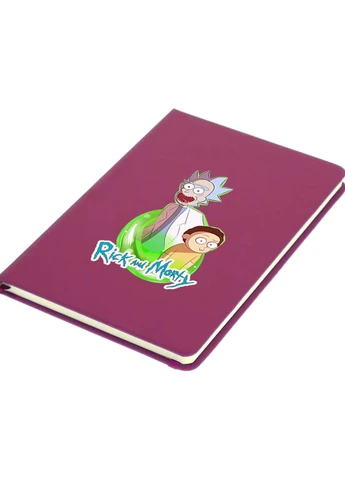 Блокнот А5 Рик и Морти Малиновый (92228-1230-FU) MobiPrint (257324278)