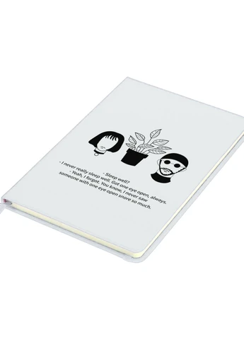 Блокнот А5 Лица Матильды и Леона (Leon) Белый (92228-1453-WT) MobiPrint (257324138)