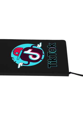 Блокнот А5 Tik Tok Черный (92228-1712-BK) MobiPrint (257321483)
