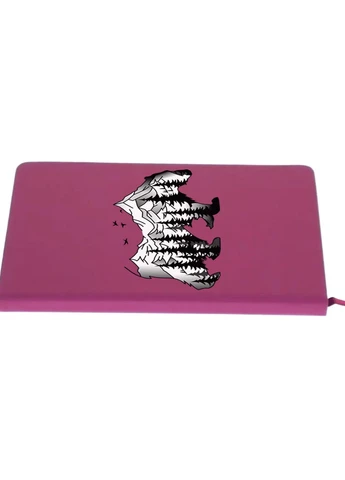 Блокнот А5 Ведмідь Малиновий (92228-1988-FU) MobiPrint (257323398)
