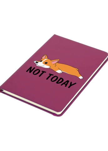 Блокнот А5 Не сьогодні (Not Today) Малиновий (92228-2019-FU) MobiPrint (257326008)