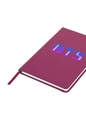 Блокнот А5 БТС (BTS) Малиновий (92228-1131-FU) MobiPrint (257324213)