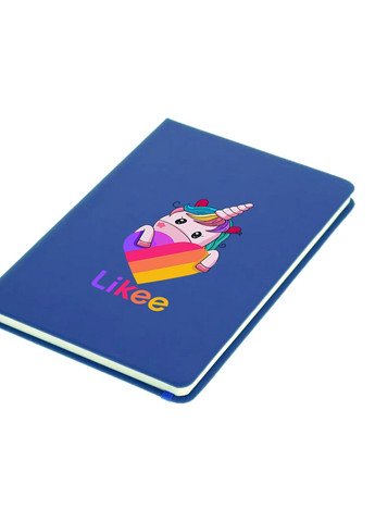 Блокнот А5 Лайки Единорог (Likee Unicorn) Светло-голубой (92228-1597-SK) MobiPrint (257328756)