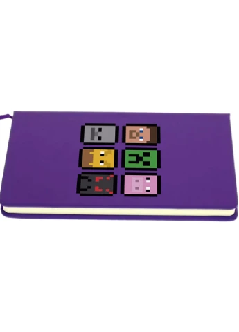 Блокнот А5 Майнкрафт (Minecraft) Фиолетовый (92228-1173-PU) MobiPrint (257324545)