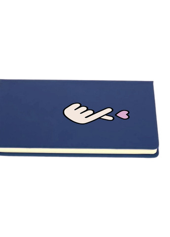 Блокнот А5 БТС (BTS) Темно-синій (92228-1063-NB) MobiPrint (257325751)