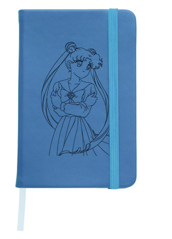 Блокнот А5 Сейлор Мун (Sailor Moon) Світло-блакитний (92228-1768-SK) MobiPrint (257327752)