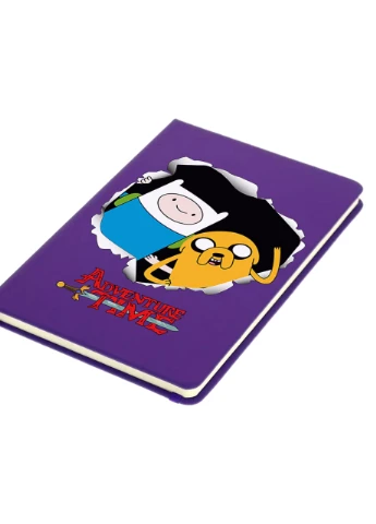 Блокнот А5 Фін і Джейк пес (Finn & Jake the dog) Фіолетовий (92228-1581-PU) MobiPrint (257324334)
