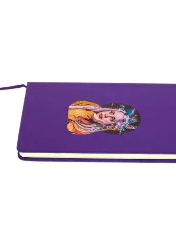 Блокнот А5 Біллі Айліш (Billie Eilish) Фіолетовий (92228-1605-PU) MobiPrint (257327092)