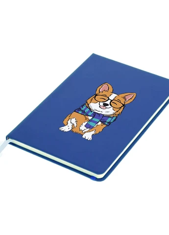 Блокнот А5 Корги (Corgi) Світло-блакитний (92228-1227-SK) MobiPrint (257323747)