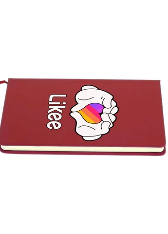 Блокнот А5 Likee Красный (92228-1711-RD) MobiPrint (257325897)