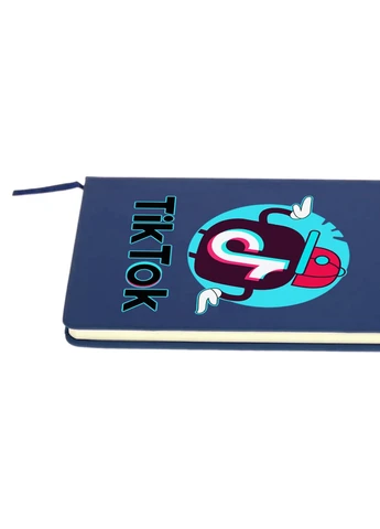 Блокнот А5 Tik Tok Темно-синій (92228-1712-NB) MobiPrint (257326708)