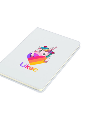 Блокнот А5 Лайки Единорог (Likee Unicorn) Белый (92228-1597-WT) MobiPrint (257326427)