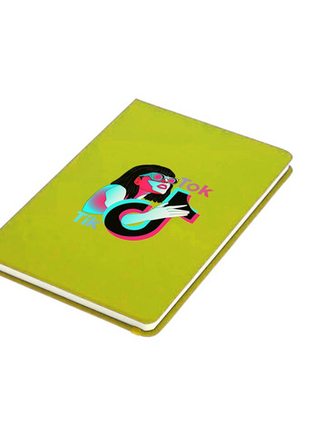 Блокнот А5 Тік Тік (Tik Tok Girl) Салатовий (92228-1647-LM) MobiPrint (257324576)