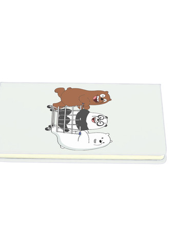 Блокнот А5 Вся правда о медведях (We Bare Bears) Белый (92228-2891-WT) MobiPrint (257325890)