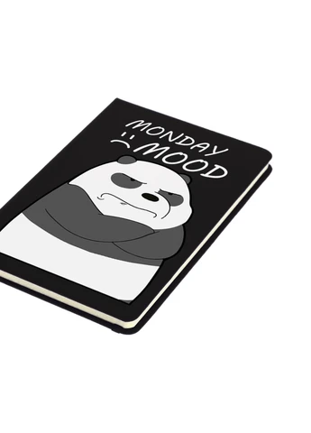Блокнот А5 Вся правда про ведмедів (We Bare Bears) Чорний (92228-2899-BK) MobiPrint (257325080)