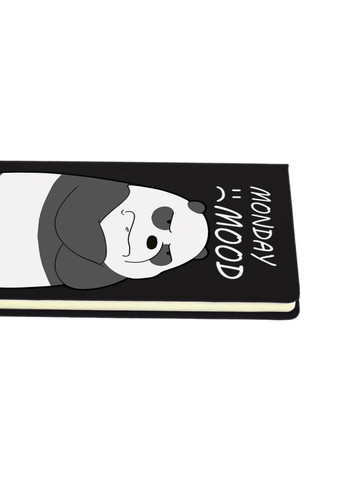 Блокнот А5 Вся правда про ведмедів (We Bare Bears) Чорний (92228-2899-BK) MobiPrint (257325080)