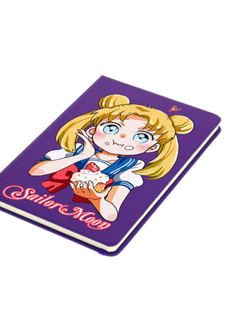 Блокнот А5 Сейлор Мун (Sailor Moon) Фиолетовый (92228-2917-PU) MobiPrint (257321945)