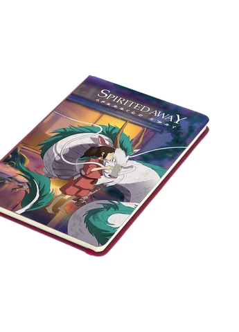 Блокнот А5 Тихіро Огіно Сен та Хаку Віднесені привидами (Spirited Away) Червоний (92228-2829-RD) MobiPrint (257321799)