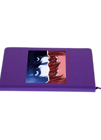 Блокнот А5 Эл Лоулайт и Кира Тетрадь смерти (Death Note) Фиолетовый (92228-2825-PU) MobiPrint (257323394)