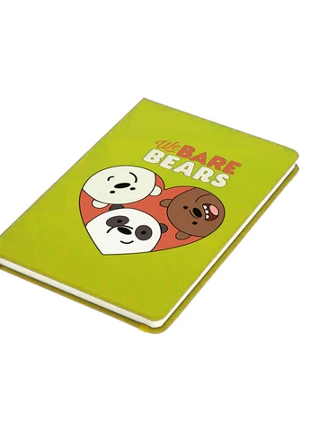 Блокнот А5 Вся правда о медведях (We Bare Bears) Салатовый (92228-2669-LM) MobiPrint (257326872)