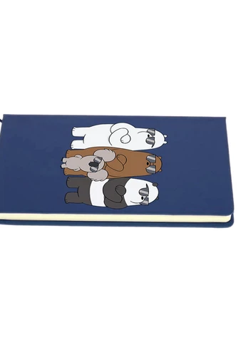 Блокнот А5 Вся правда о медведях (We Bare Bears) Темно-синий (92228-2892-NB) MobiPrint (257326557)