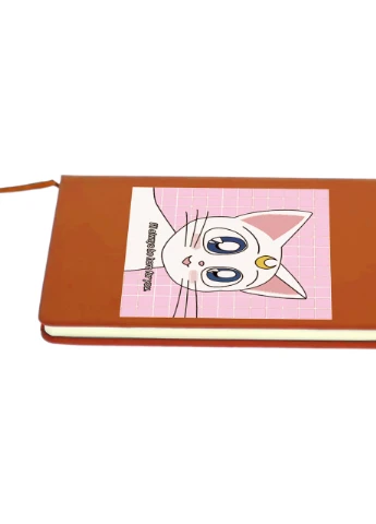 Блокнот А5 Луна Кошки Сейлор Мун (anime Sailor Moon Cats) Оранжевый (92228-2919-OG) MobiPrint (257325068)