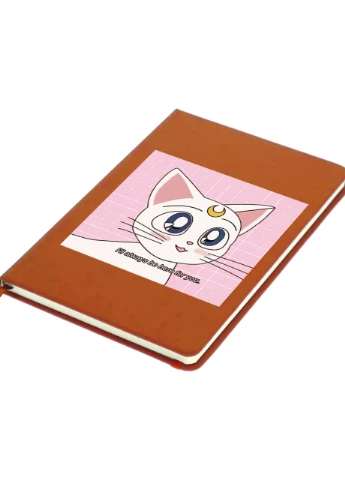 Блокнот А5 Луна Кошки Сейлор Мун (anime Sailor Moon Cats) Оранжевый (92228-2919-OG) MobiPrint (257325068)
