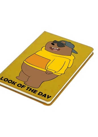 Блокнот А5 Вся правда про ведмедів (We Bare Bears) Жовтий (92228-2901-SY) MobiPrint (257321458)