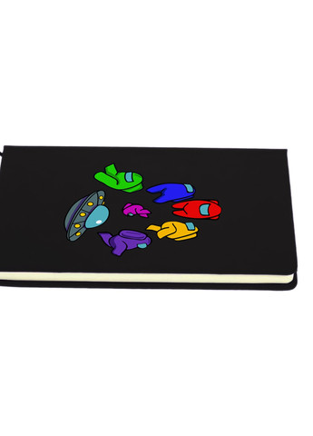 Блокнот А5 Амонг Ас (Among Us) Черный (92228-2585-BK) MobiPrint (257325324)