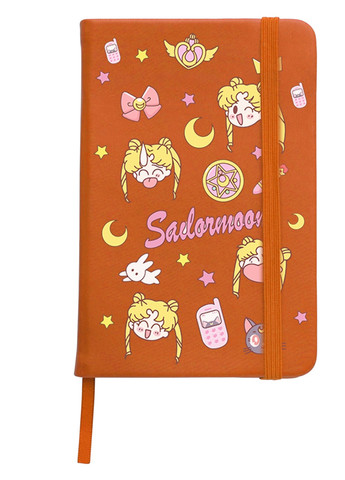 Блокнот А5 Сейлор Мун (Sailor Moon) Оранжевый (92228-2911-OG) MobiPrint (257328788)