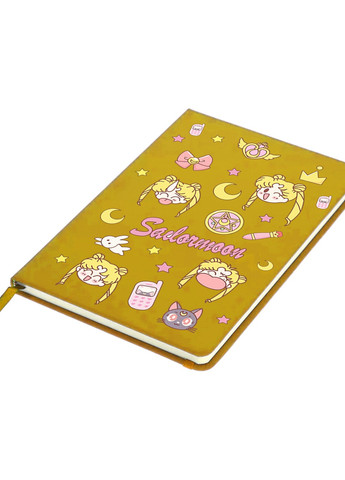 Блокнот А5 Сейлор Мун (Sailor Moon) Желтый (92228-2911-SY) MobiPrint (257328851)