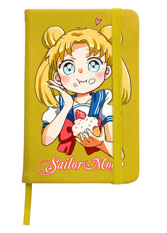 Блокнот А5 Сейлор Мун (Sailor Moon) Желтый (92228-2917-SY) MobiPrint (257327822)