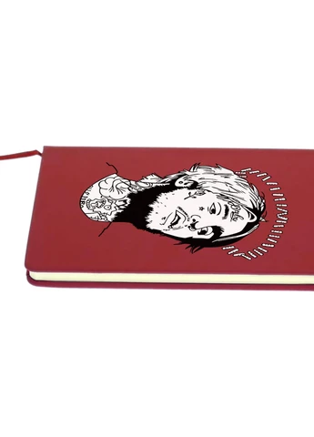 Блокнот А5 Лил Пип (Lil Peep) Красный (92228-2634-RD) MobiPrint (257321809)