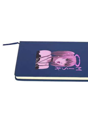 Блокнот А5 Міса Амане Зошит смерті (Misa Amane Death Note) Темно-синій (92228-2827-NB) MobiPrint (257325750)