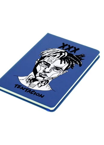 Блокнот А5 Екс-екс-екс Тентасьйон (XXXTentacion) Світло-блакитний (92228-2637-SK) MobiPrint (257326486)
