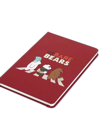 Блокнот А5 Вся правда про ведмедів (We Bare Bears) Червоний (92228-2666-RD) MobiPrint (257324499)