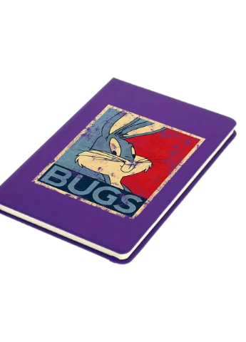 Блокнот А5 Багз Банні Луні Тюнз (Bugs Bunny Looney Tunes) Фіолетовий (92228-2879-PU) MobiPrint (257324164)