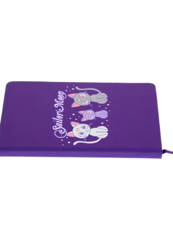 Блокнот А5 Місяць Кішки Сейлор Мун (anime Sailor Moon Cats) Фіолетовий (92228-2920-PU) MobiPrint (257324769)